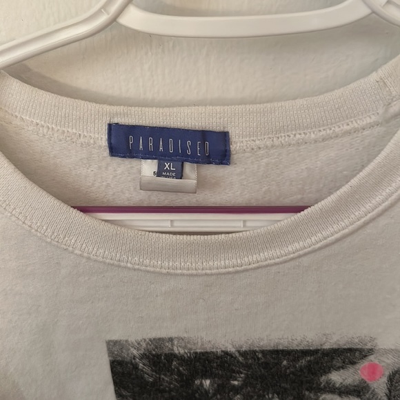 SOULCYCLE X Paradised White palm tree sweatshirt - Picture 3 of 5